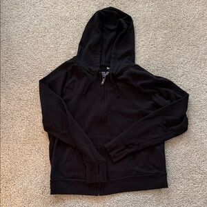SO Black Zip-Up Hoodie